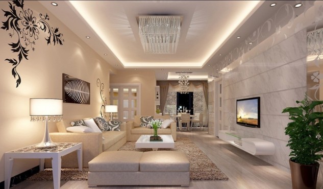 neutral-luxury-cream-living-room-with-white-lighting-and-tables-plus-decorative-plants-633x370
